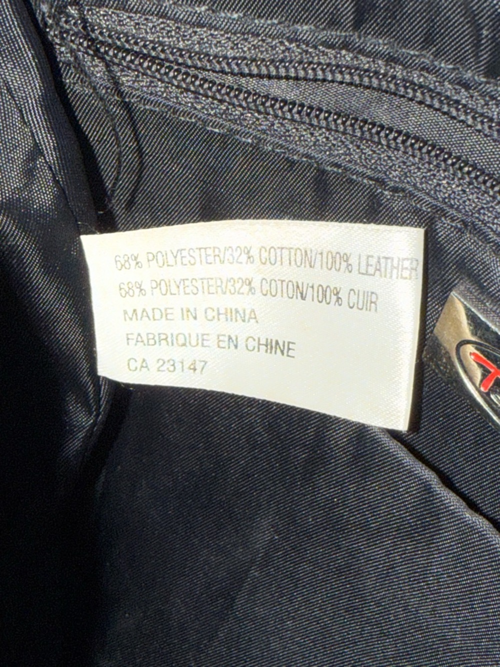 Talbots Black Men's Backpack with Buckle Drawstring Flap - Picture 6 of 7